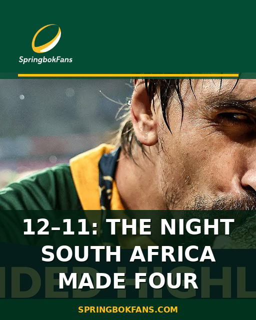 12–11: The Night South Africa Made Four