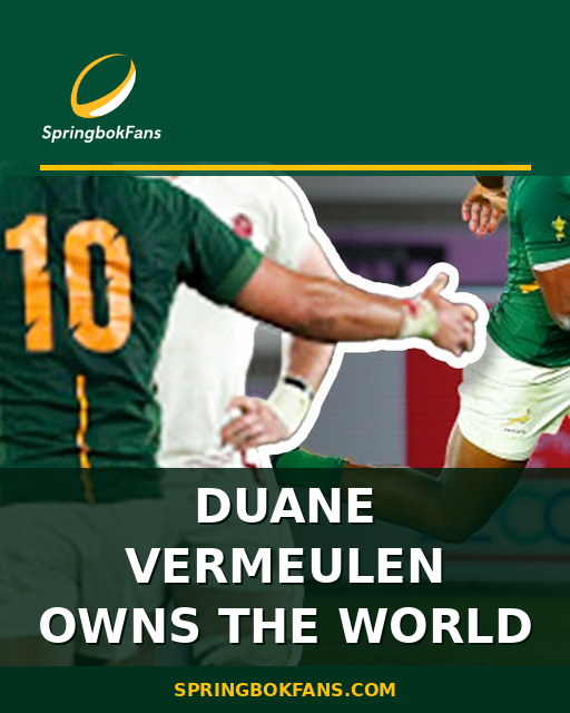 Duane Vermeulen Owns the World