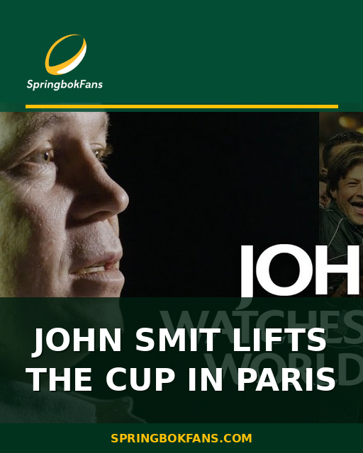 John Smit Lifts the Cup in Paris
