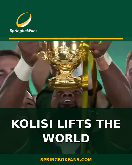 Kolisi Lifts the World