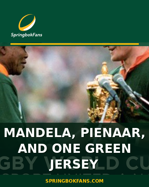 Mandela, Pienaar, and One Green Jersey