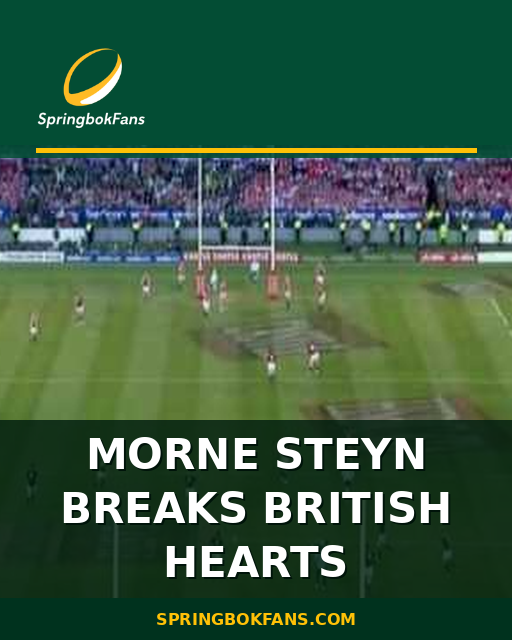 Morne Steyn Breaks British Hearts