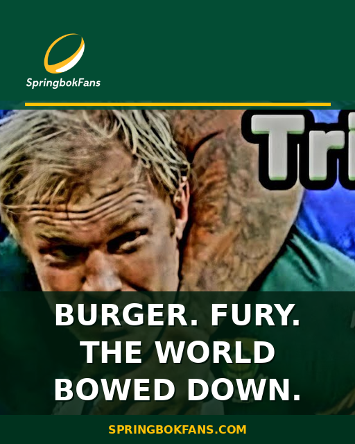 Burger. Fury. The World Bowed Down.
