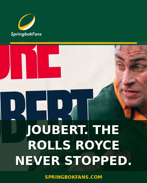 Joubert. The Rolls Royce Never Stopped.