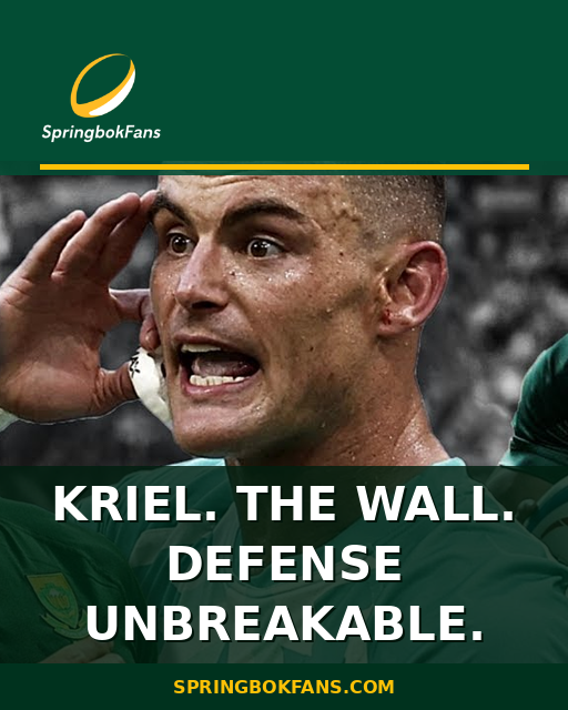 Kriel. The Wall. Defense Unbreakable.
