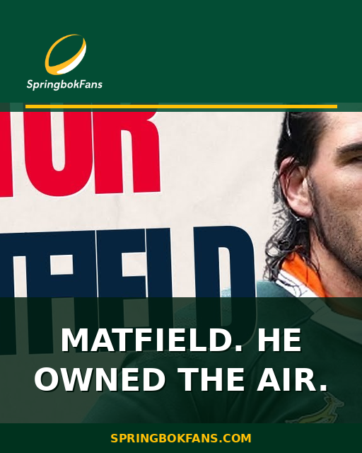 Matfield. He Owned the Air.