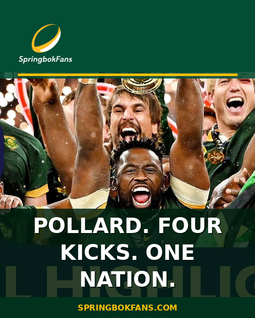 Pollard. Four Kicks. One Nation.