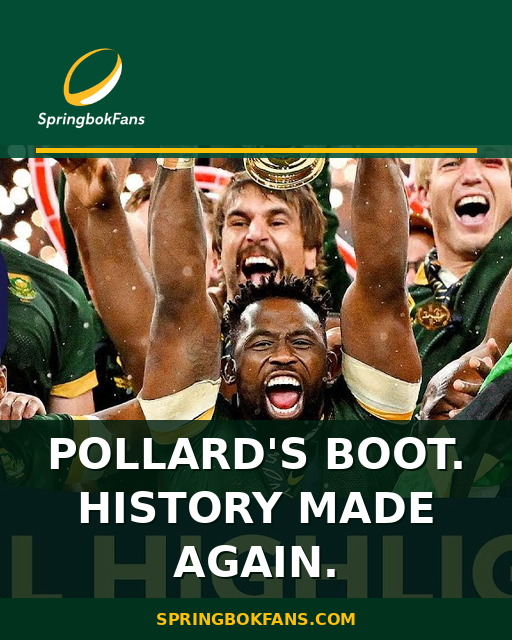 Pollard’s Boot. History Made Again.