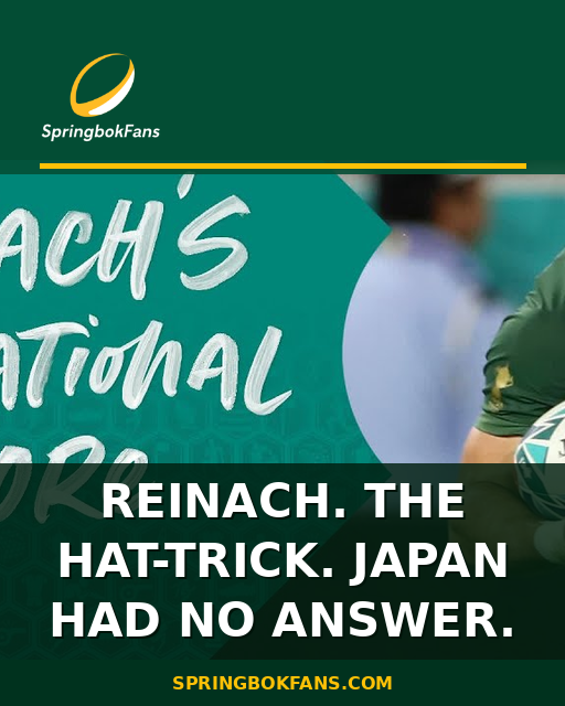 Reinach. The Hat-Trick. Japan Had No Answer.