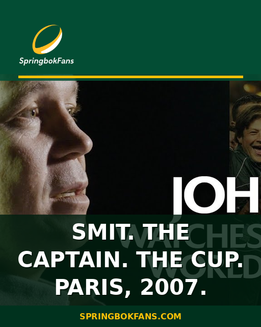 Smit. The Captain. The Cup. Paris, 2007.