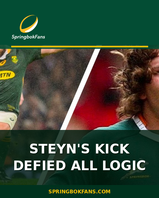Steyn’s Kick Defied All Logic
