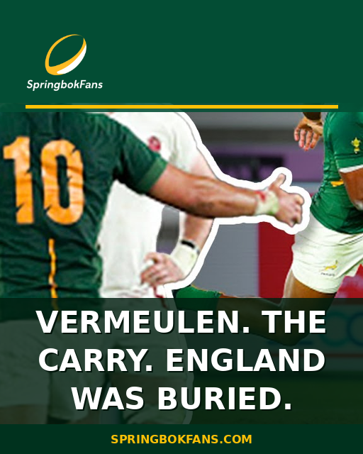 Vermeulen. The carry. England was buried.