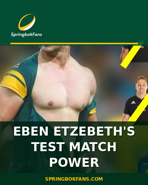 Eben Etzebeth’s Test Match Power