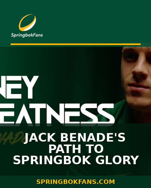 Jack Benade’s Path to Springbok Glory