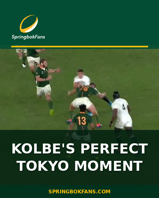Kolbe’s Perfect Tokyo Moment