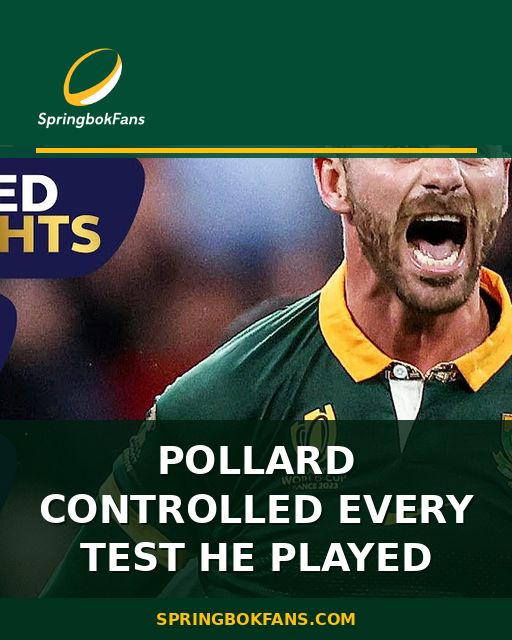 Pollard Controlled Every Test He Played