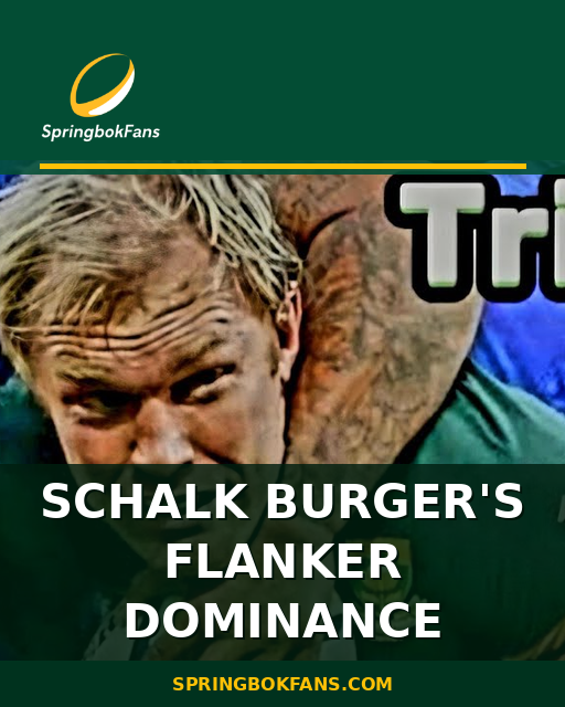 Schalk Burger’s Flanker Dominance