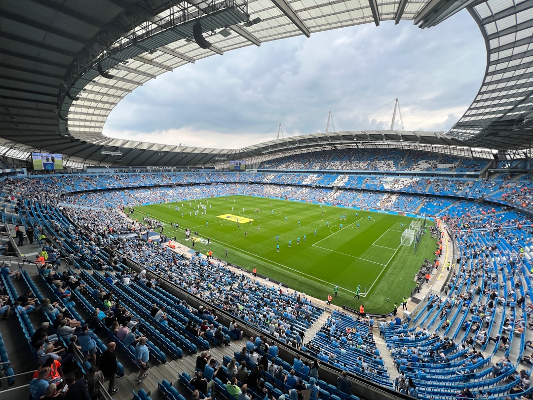 a stadium filled with people